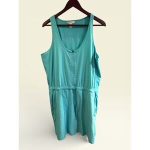 Athleta Drop Waist Skort Dress Size 16 Drawstring Zip Front Sleeveless Dress